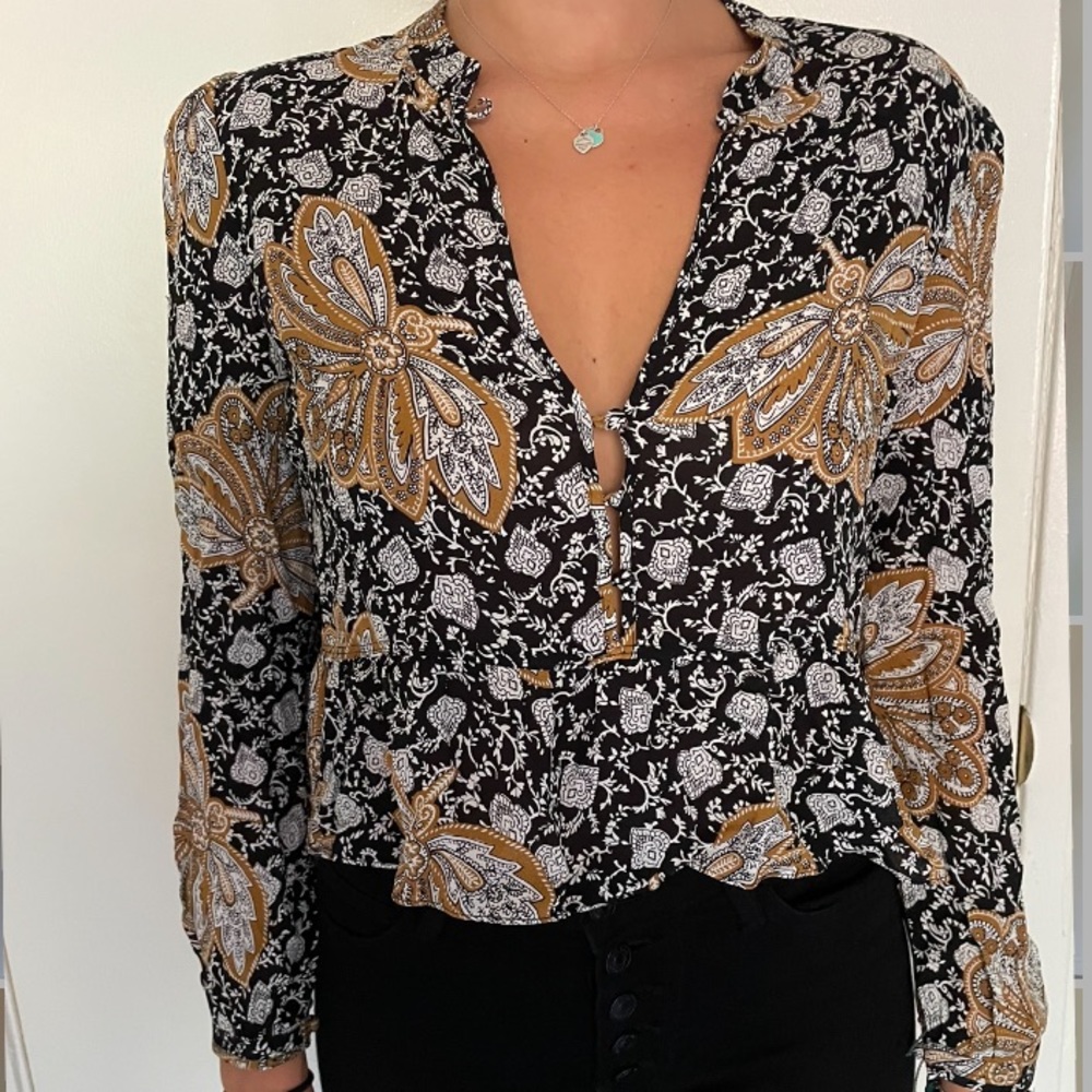 ALC cropped Blouse size 0